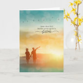 Romantic Summer Lake Lifetime of Love Kaart (Gele Bloem)