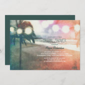 Romantic Sunset Beach Lantern Vrijgezellenfeest Kaart (Voorkant / Achterkant)