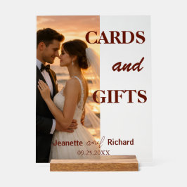 Romantic Sunset Beach Wedding Vows  Acryl Bord