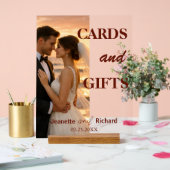 Romantic Sunset Beach Wedding Vows  Acryl Bord (Huwelijk)