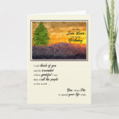 Romantic Sunset Birthday for Life Partner Kaart (Voorkant)