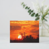 Romantic Sunset Briefkaart (Staand voorkant)
