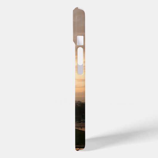 Romantic Sunset Eiffel Tower Paris Frankrijk Case-Mate iPhone Case (Achterkant / Links)