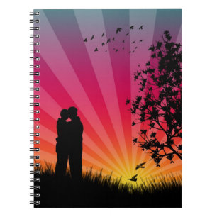 Romantic Sunset notebook Notitieboek