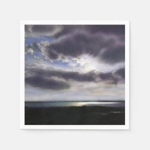 Romantic Sunset over het meer Servet