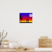 Romantic Sunset Poster (Keuken)