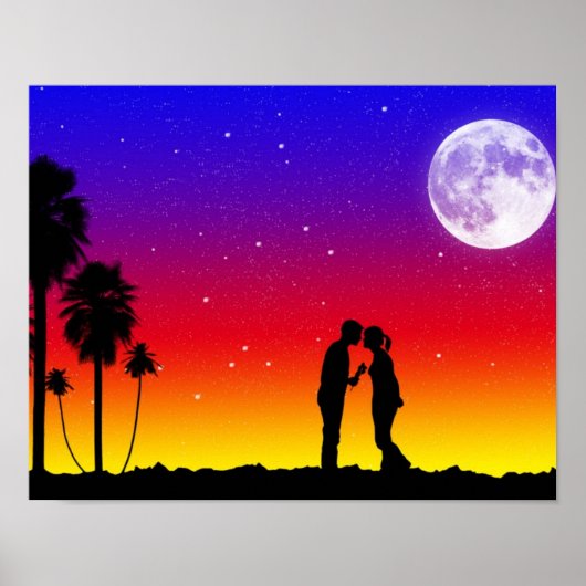 Romantic Sunset Poster (Voorkant)