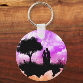 Romantic Sunset Sleutelhanger (Voorkant)