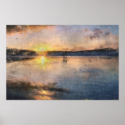 Romantic Sunset Stroll Poster (Voorkant)