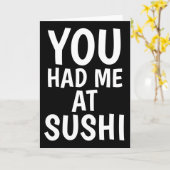 ROMANtIC SUSHI-WENSKAARTEN Kaart (Gele Bloem)