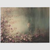 Romantic Swan Lake Ethereal Hanging Floral Tissuepapier (Voorkant)