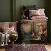 Romantic Swan Lake Ethereal Hanging Floral Tissuepapier