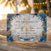 Romantic Swans Grand Staircase Fairytale RSVP Kaartje