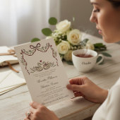 Romantic Swans with Hearts Woodland Wedding Card Kaart