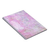 Romantic Sweet Happy Nieuwjaar 2016 Zachte Roze Notitieboek (Rechterzijde)