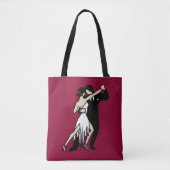 Romantic Tango Dancers Tote Bag (Voorkant)