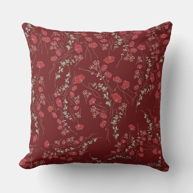 Romantic-themed decorative pillow kussen (Voorkant)