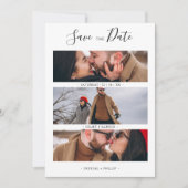 Romantic Three Wedding Engagement Photos Collage (Voorkant)