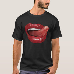 Romantic Tongue voor mam Papa jongens mannen T-shirt