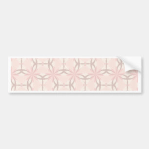 Romantic Tracery in Pink Bumpersticker