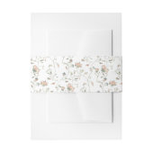 Romantic Trailing Floral  Uitnodigingen Wikkel (Voorkant Voorbeeld)