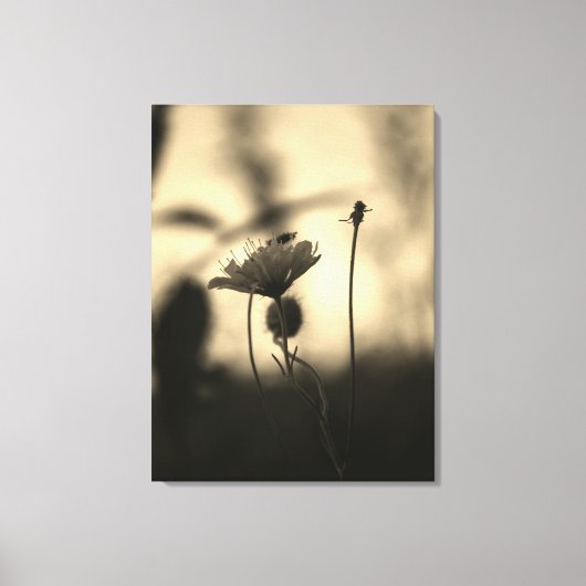 Romantic Trees & Flowers – Botanical Fantasy Boho Canvas Afdruk (Voorkant)