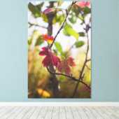 Romantic Trees & Flowers – Botanical Fantasy Boho Canvas Afdruk (Insitu (Houten vloer))