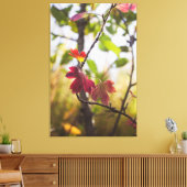 Romantic Trees & Flowers – Botanical Fantasy Boho Canvas Afdruk (Insitu (Woonkamer))