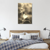 Romantic Trees & Flowers – Botanical Fantasy Boho Canvas Afdruk (Insitu (Slaapkamer))