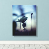 Romantic Trees & Flowers – Botanical Fantasy Boho Canvas Afdruk (Insitu (Houten vloer))