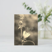 Romantic Trees & Flowers – Botanical Fantasy Poem  Feestdagenkaart (Staand voorkant)