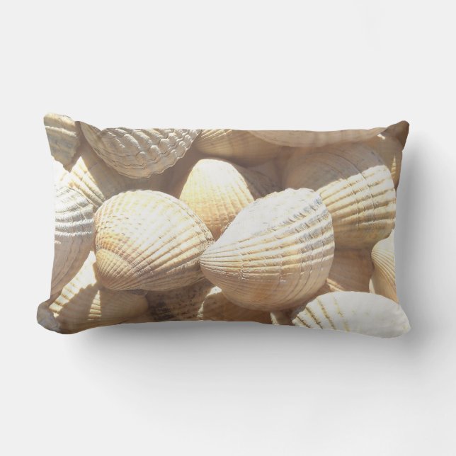 Romantic Tropical Beach Exotic Summer Sea Shells Buitenkussen (Voorkant)
