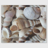 Romantic Tropical Exotic Sea Shells Beach Love Cadeaupapier (Vlak)
