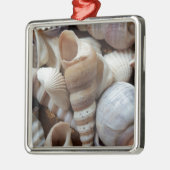 Romantic Tropical Exotic Sea Shells Beach Love Metalen Ornament (Links)