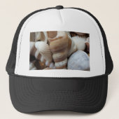Romantic Tropical Exotic Sea Shells Beach Love Trucker Pet (Voorkant)