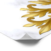 Romantic Tropical Wedding Guest Book Sign Poster (Hoek)