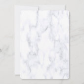 Romantic Tropical Wedding Kaart (Achterkant)