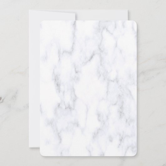 Romantic Tropical Wedding Kaart (Achterkant)