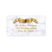 Romantic Tropical Wedding Labels (Voorkant)