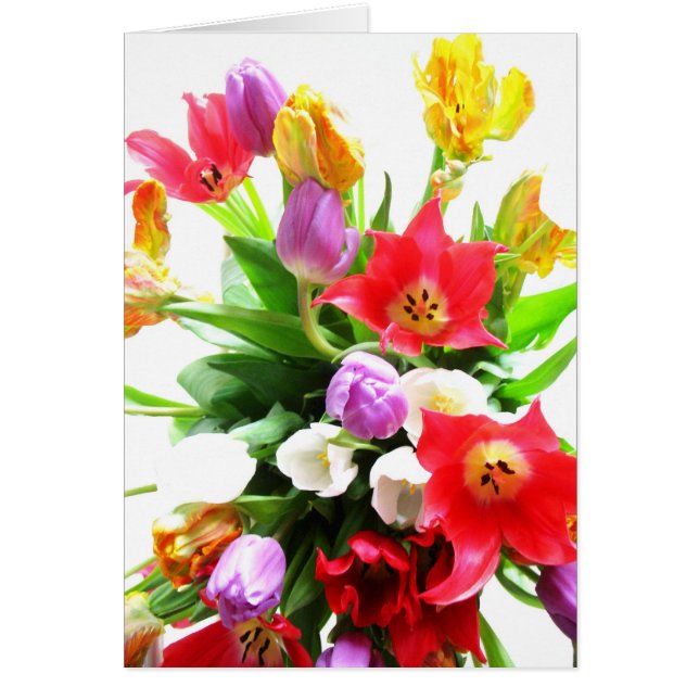Romantic Tulips Bouquet (Voorkant)