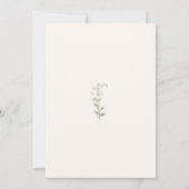 Romantic Tuscan Garden Urn with Flowers Wedding Kaart (Achterkant)