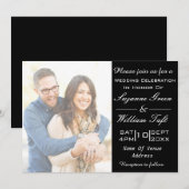 Romantic Uitnodiging tot weduwschap (Voorkant / Achterkant)