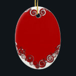 Romantic Valentijn Love Heart Red Keramisch Ornament<br><div class="desc">Romantic Valentijn Love Heart Red</div>