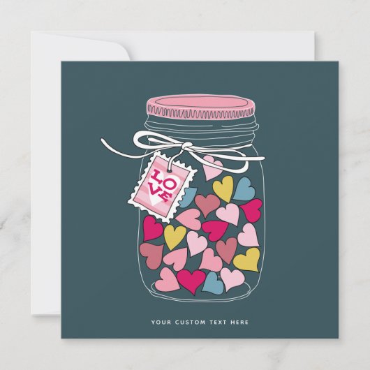 Romantic - Valentijnsdag - Jubileum Kaart (Voorkant)