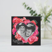 Romantic Valentijnsdag Kaart Hartfoto Lijst (Staand voorkant)