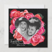 Romantic Valentijnsdag Kaart Hartfoto Lijst (Voorkant)