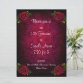 Romantic Valentijnse Uitnodiging (Staand voorkant)