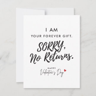 Romantic Valentine Card for Husband Forever Gift Feestdagenkaart