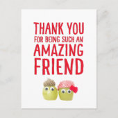 Romantic Valentine for Friend - Fruits for Vegan Briefkaart (Voorkant)