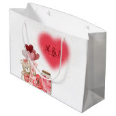 Romantic Valentine Gift Bag Groot Cadeauzakje (Achterkant Gekanteld)